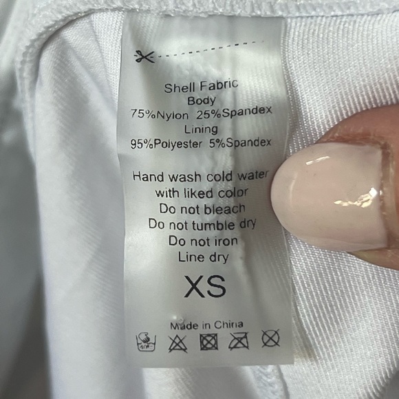 Golf Tennis Active Skort - White XS - Picture 4 of 5